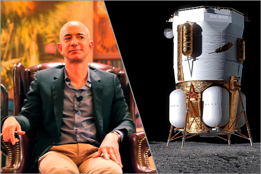 EE.UU. Considera Alternativa a SpaceX para la Carrera Lunar contra China: Blue Origin de Jeff Bezos